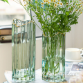 Fleur de vase en verre simple nordique pour décoration de maison